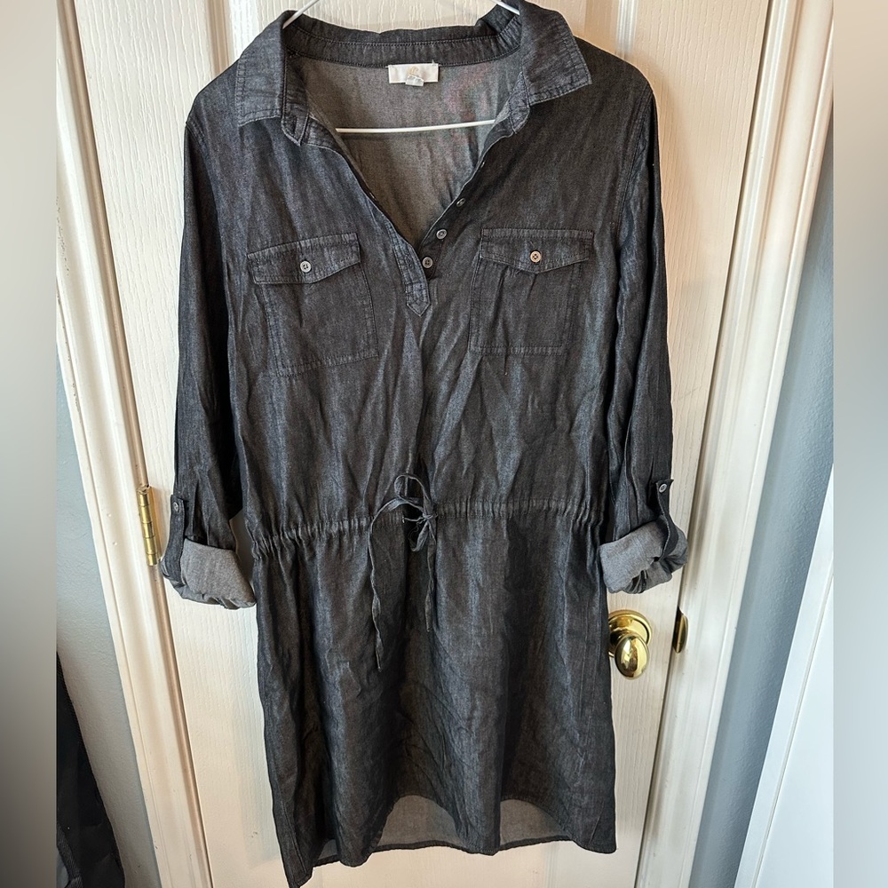 Black Denim Dress